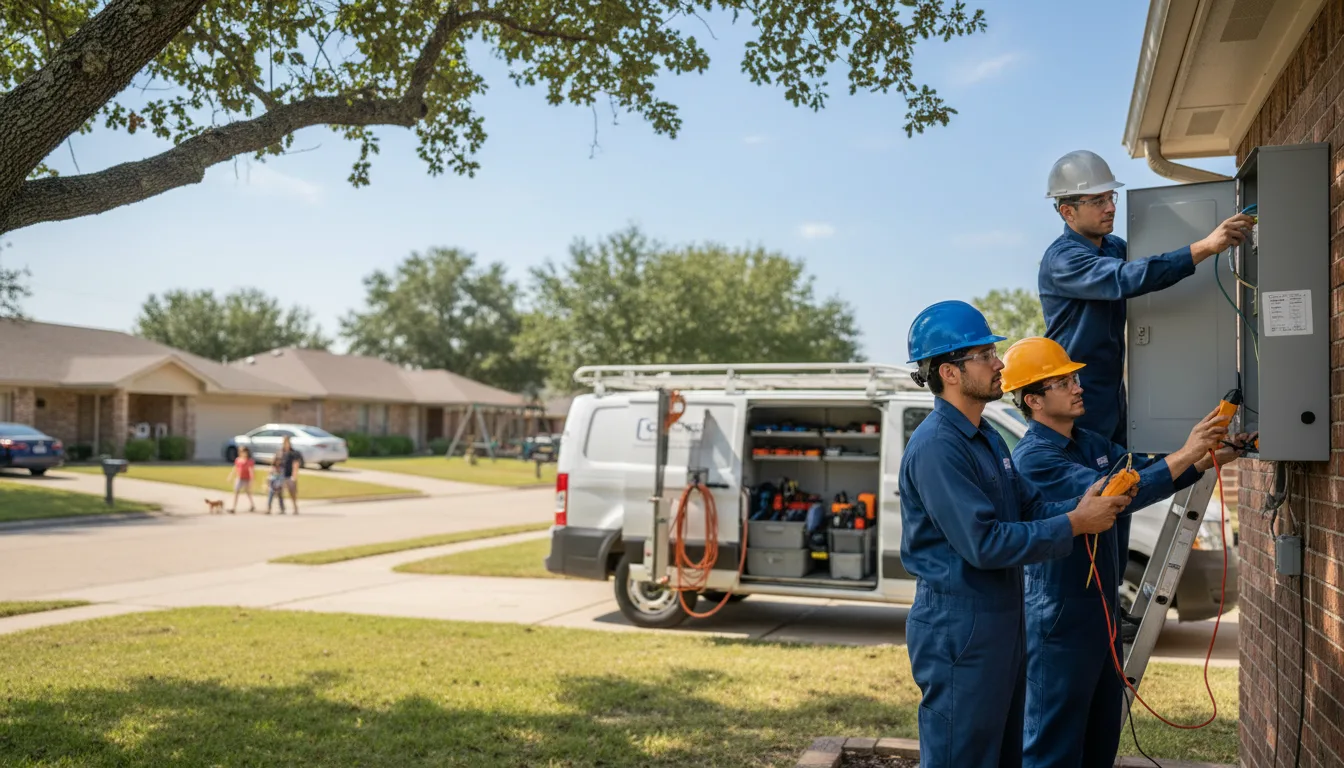 Certified electrician providing emergency electrical services in Cascilla, MS